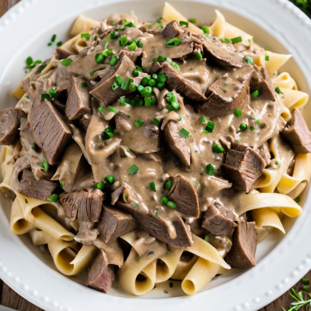 Slow Cooker Pot Roast Beef Stroganoff Recipe