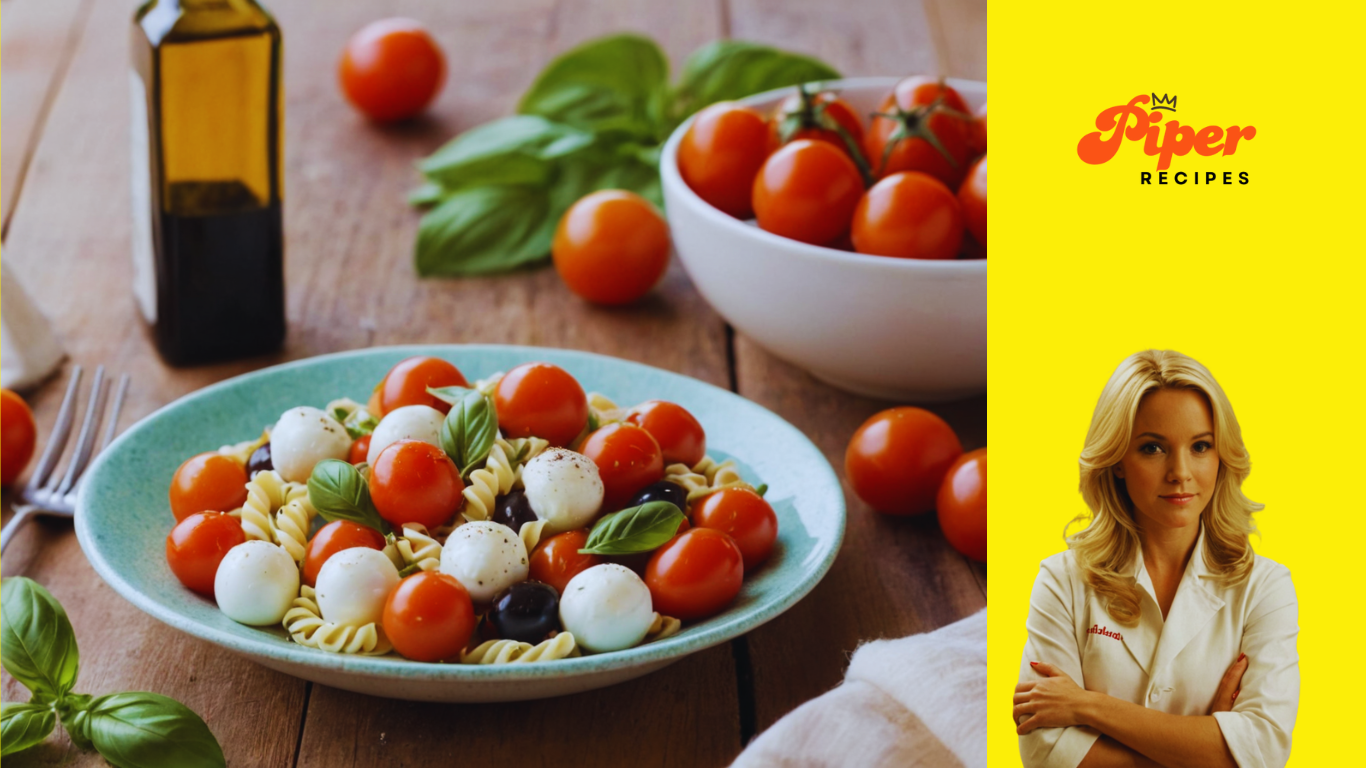 No-Bake Caprese Pasta Salad