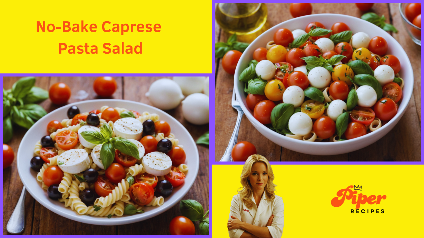 No-Bake Caprese Pasta Salad