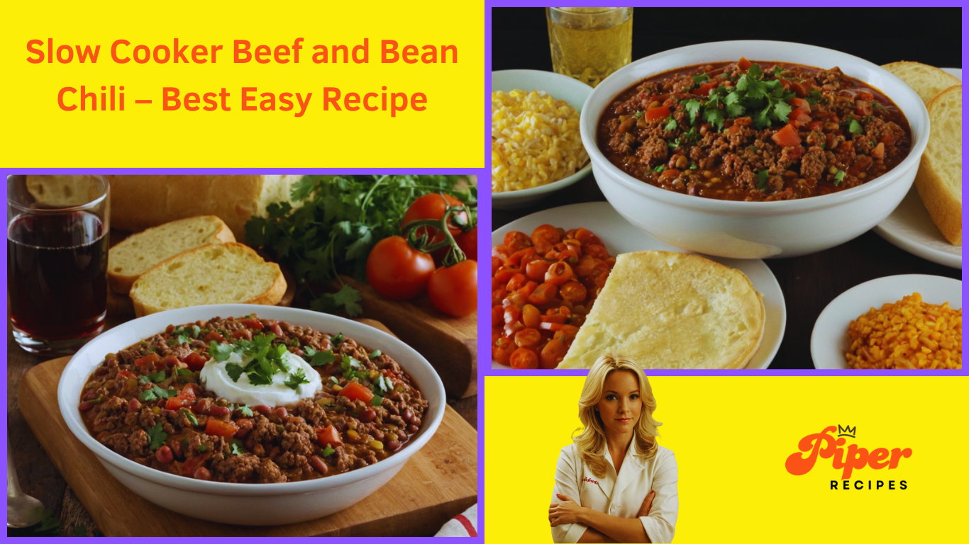 Slow Cooker Beef and Bean Chili – Best Easy Recipe