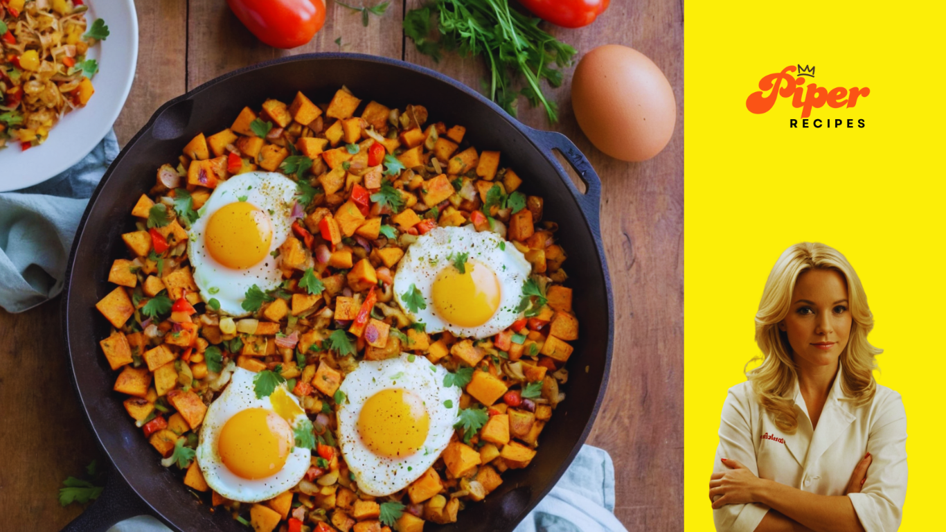 Sweet Potato Egg Hash – A Hearty One-Pan Breakfast