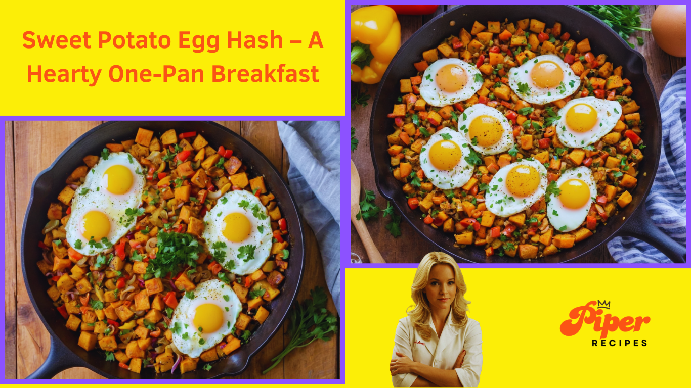 Sweet Potato Egg Hash – A Hearty One-Pan Breakfast