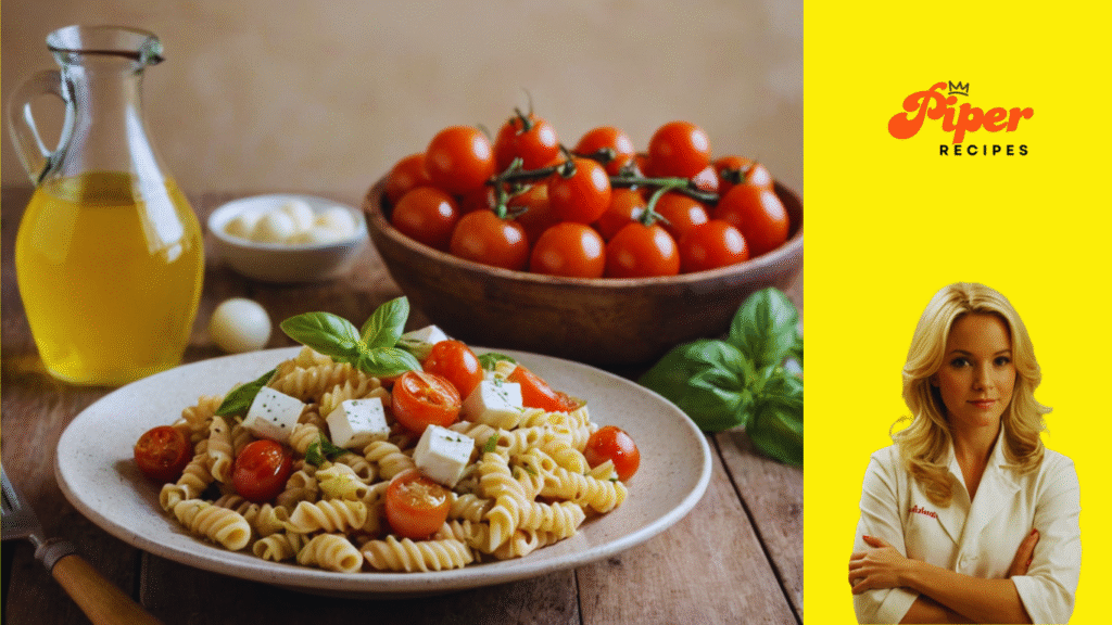 Caprese Pasta Salad – Easy 5-Ingredient Summer Recipe