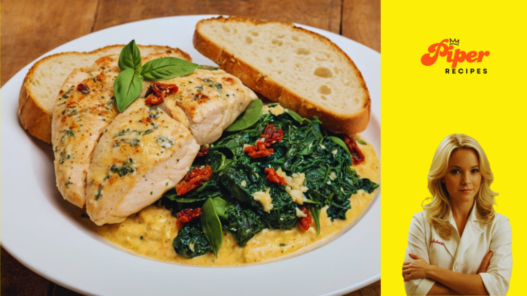 Creamy Tuscan Chicken with Spinach and Sun-Dried Tomatoes