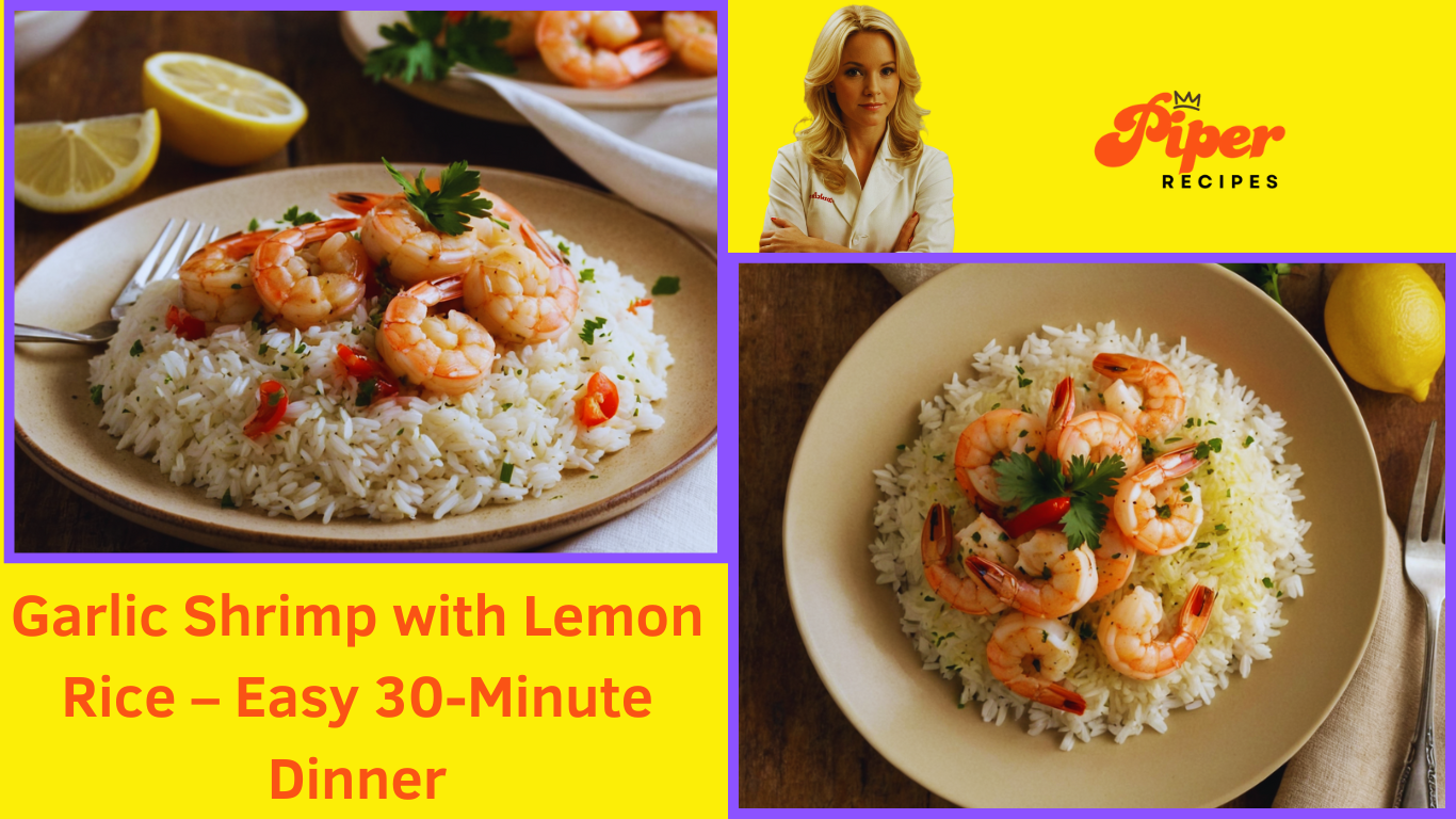 Garlic Shrimp with Lemon Rice – Easy 30-Minute Dinner