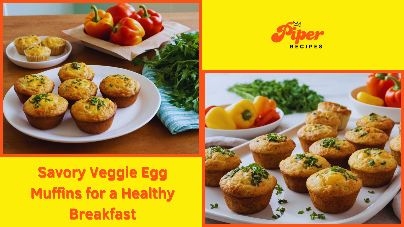 Savory Veggie Egg Muffins for a Healthy Breakfast