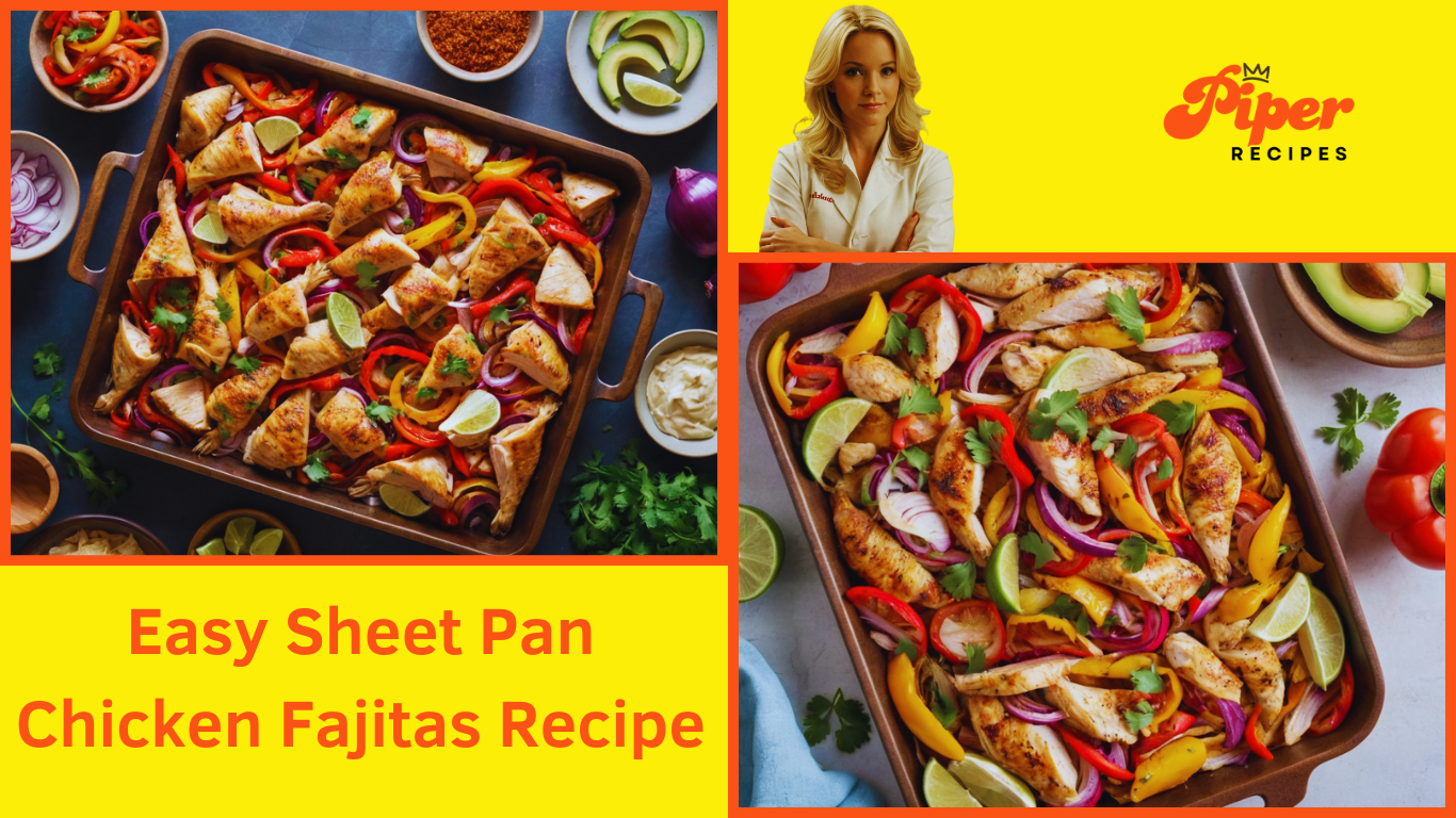 Easy Sheet Pan Chicken Fajitas Recipe