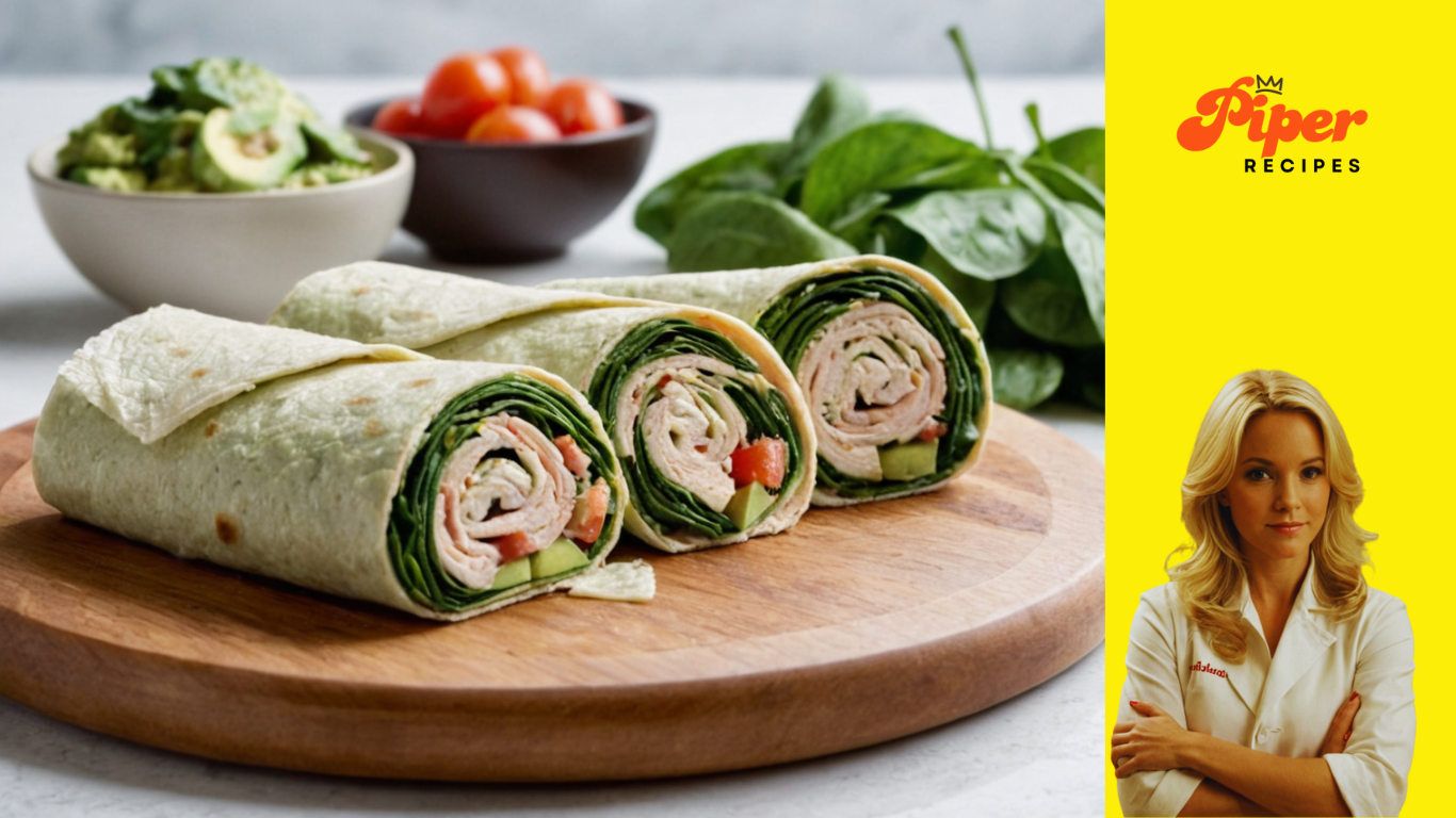 Turkey Avocado Wraps – Easy Healthy Spinach Roll-Ups