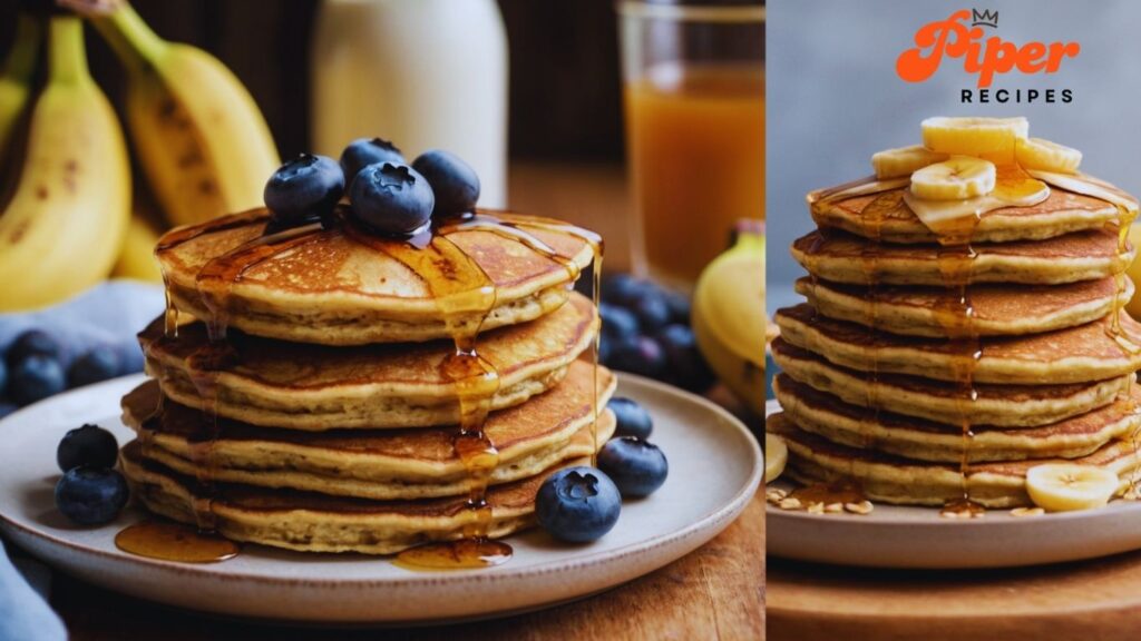 Banana Oat Pancakes No Flour – Easy Healthy Breakfast Recipe